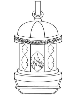 Christmas Lantern Coloring Pages Printable for Free Download