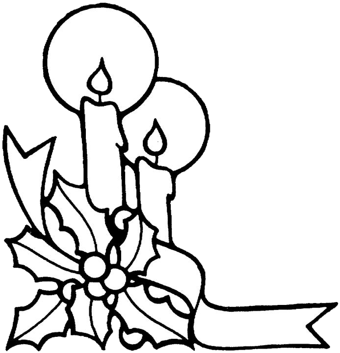 Candles Coloring Pages Printable for Free Download