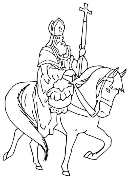 St Nicholas Coloring Pages Printable for Free Download