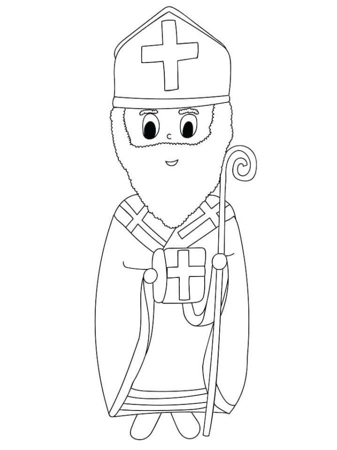 St Nicholas Coloring Pages Printable for Free Download