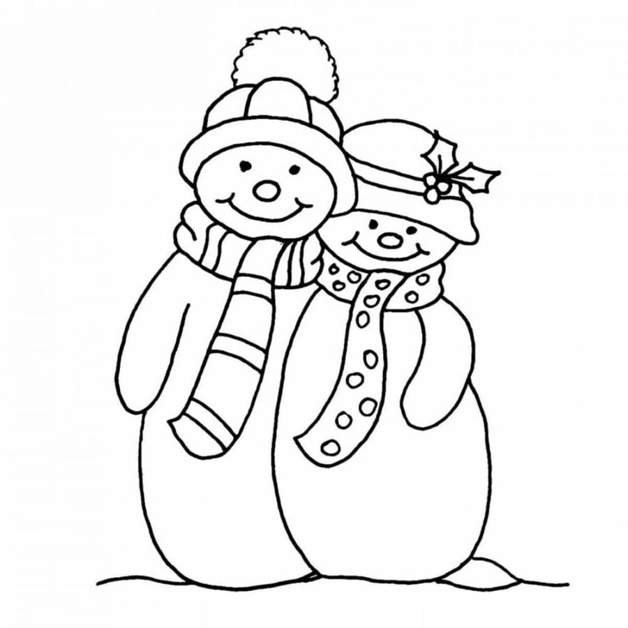 Cute Christmas Coloring Pages Printable for Free Download