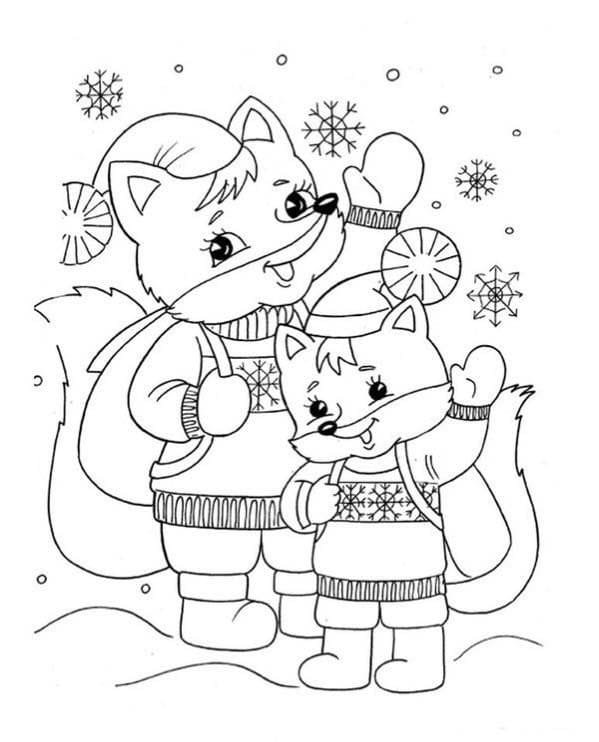 Cute Christmas Coloring Pages Printable for Free Download