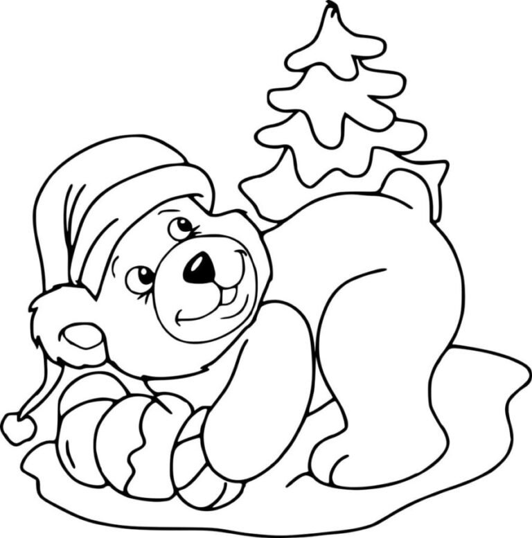 Cute Christmas Coloring Pages Printable for Free Download