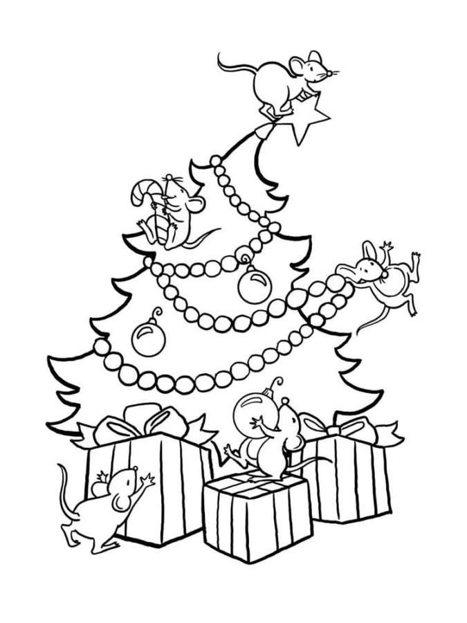 Cute Christmas Coloring Pages Printable for Free Download