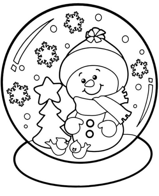 Cute Christmas Coloring Pages Printable for Free Download