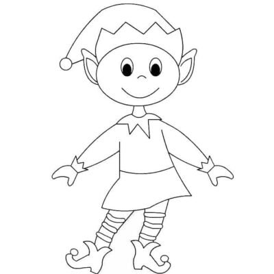 Elf on the Shelf Coloring Pages Printable for Free Download