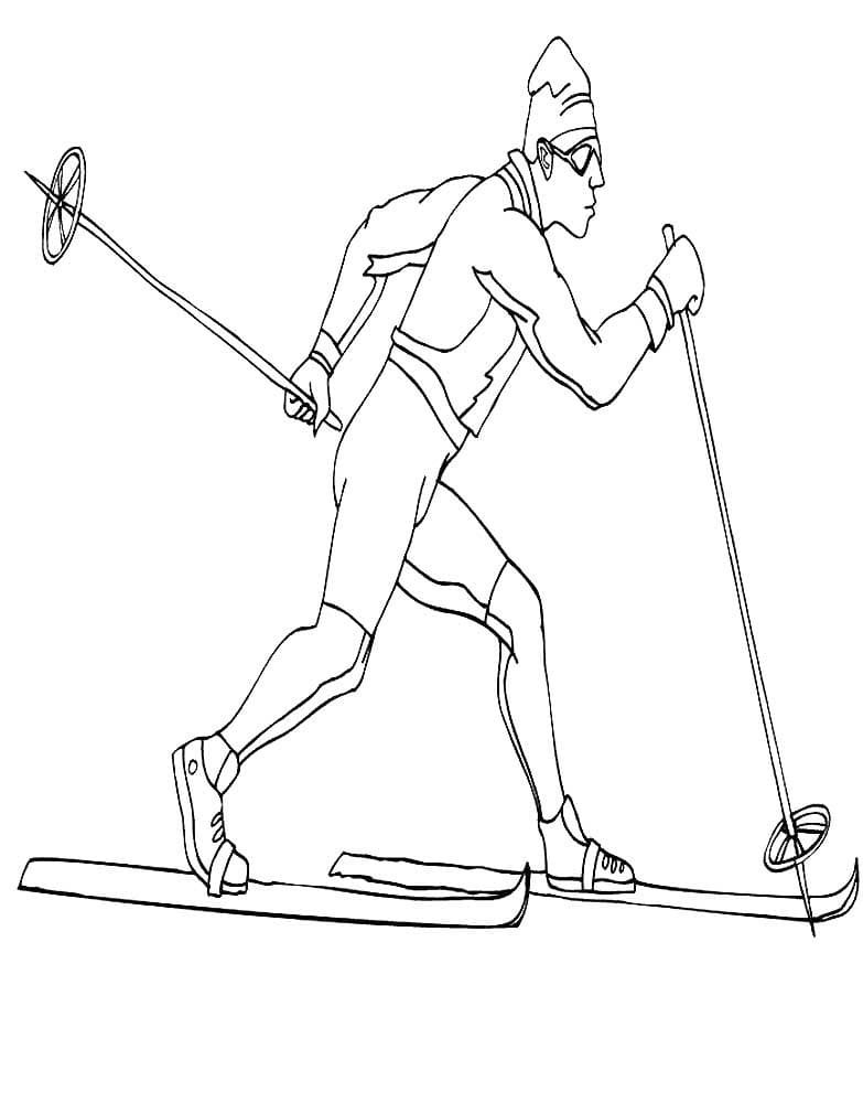 Skiing Coloring Pages Printable for Free Download