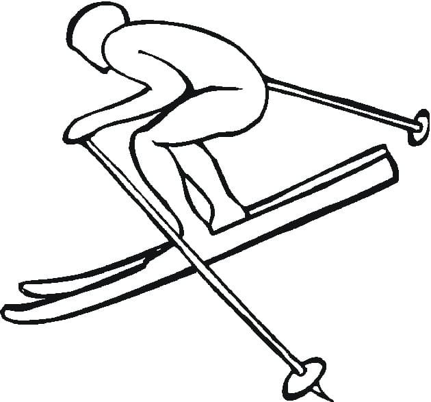 Skiing Coloring Pages Printable for Free Download