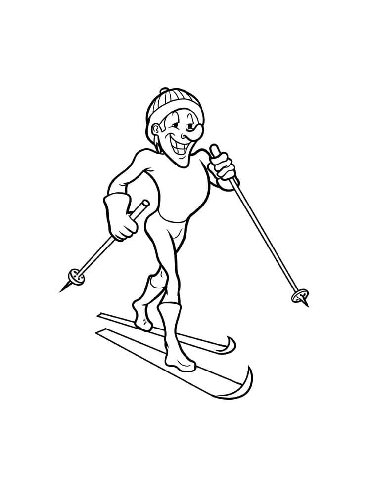 Skiing Coloring Pages Printable for Free Download