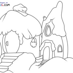 Whoville Houses Coloring Pages Printable for Free Download