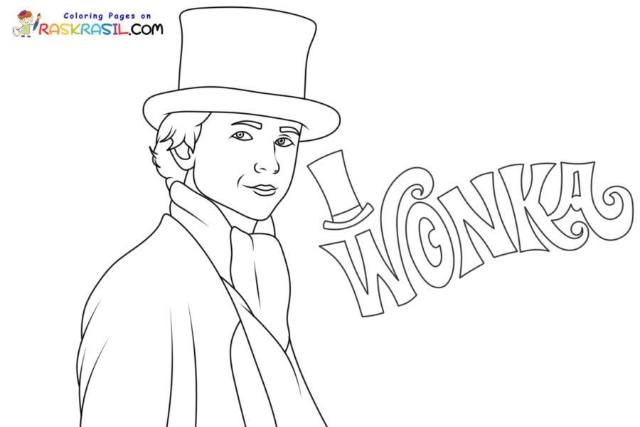 10 Willy Wonka Printable Coloring Pages for Imagination and Delight