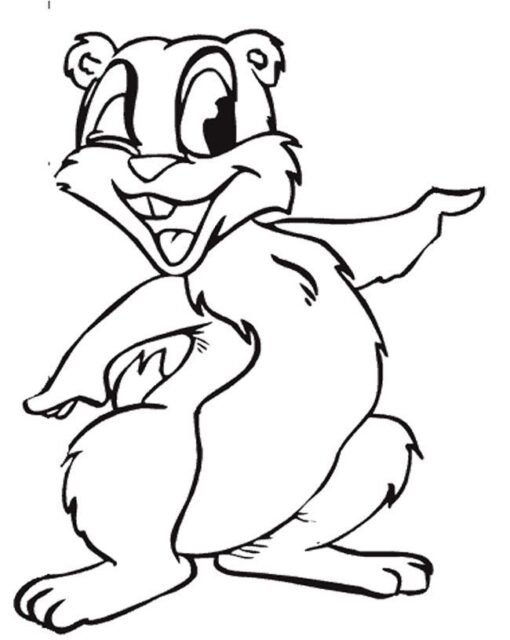 Groundhog Coloring Pages Printable For Free Download