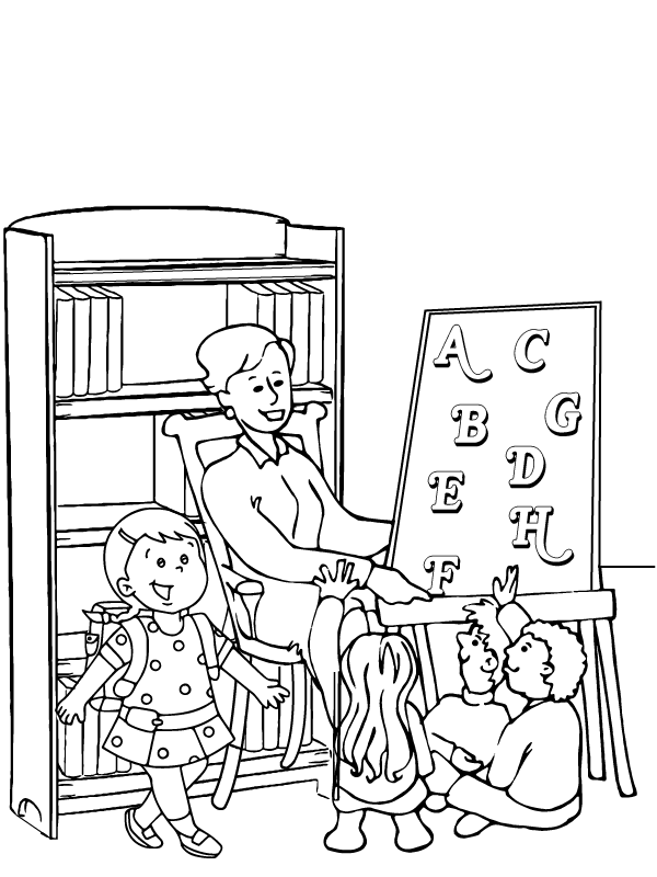 Teachers’ Day Coloring Pages Printable for Free Download