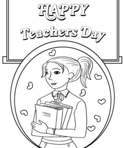 Teachers’ Day Coloring Pages Printable for Free Download