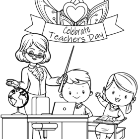 Teachers’ Day Coloring Pages Printable for Free Download