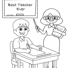 Teachers’ Day Coloring Pages Printable for Free Download