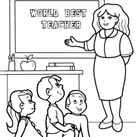 Teachers’ Day Coloring Pages Printable for Free Download