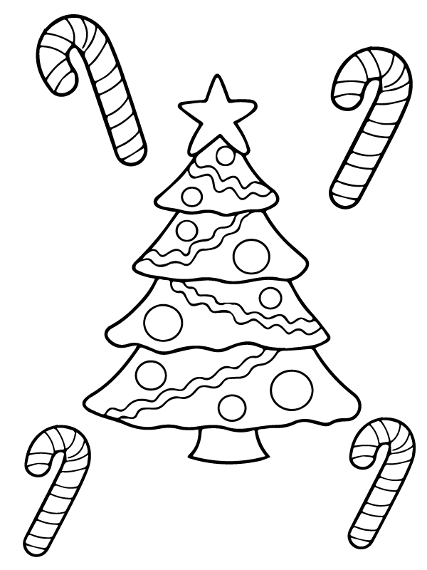 Preschool Christmas Coloring Pages Printable for Free Download