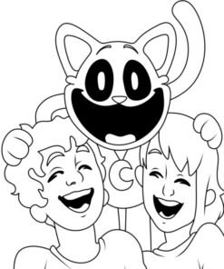 Smiling Critters Coloring Pages Printable for Free Download