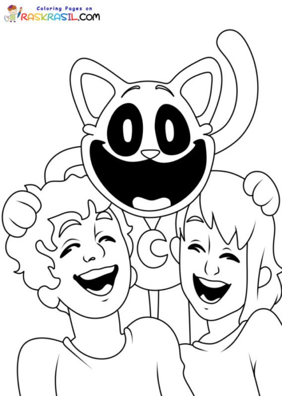 Smiling Critters Coloring Pages Printable for Free Download