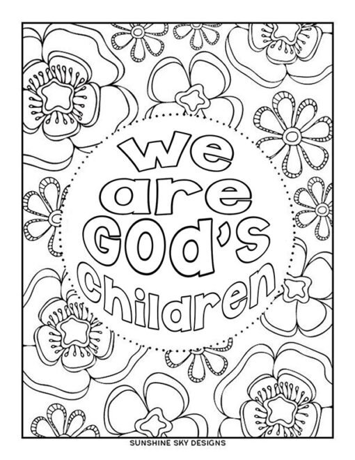 Affirmations Coloring Pages Printable for Free Download