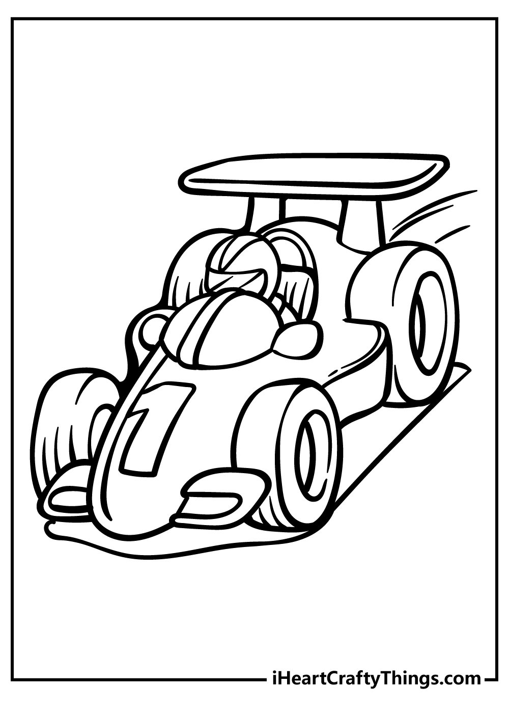 Rally Car Coloring Pages Printable for Free Download