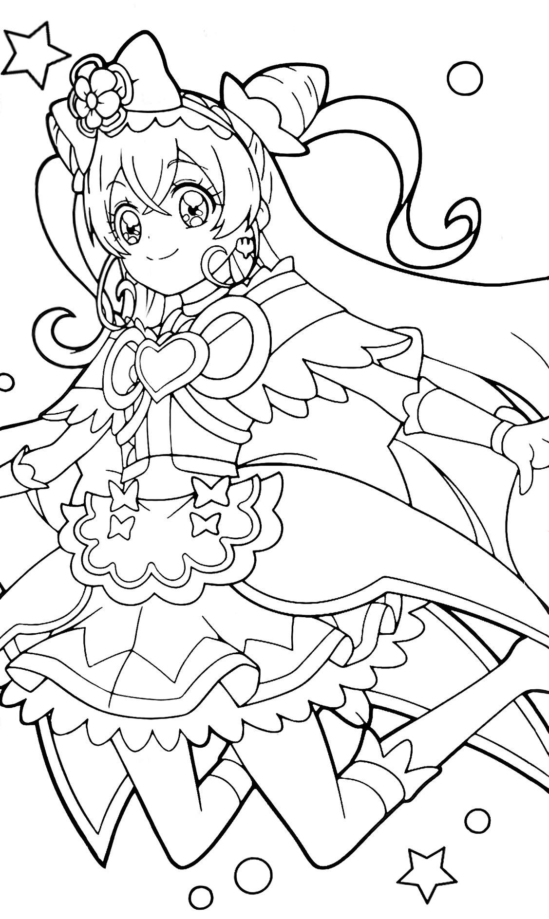 Precure Coloring Pages Printable for Free Download