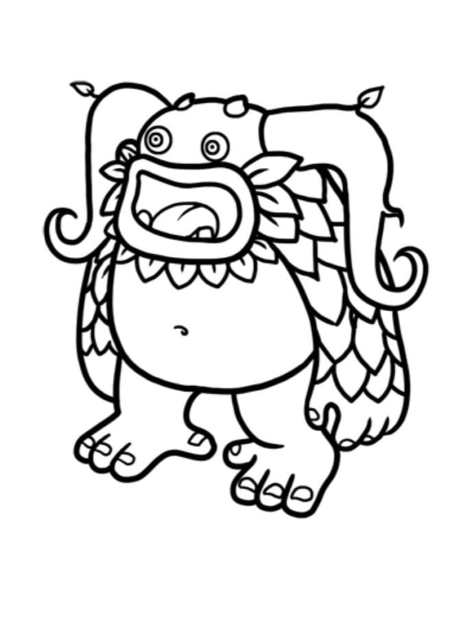 My Singing Monsters Coloring Pages Printable for Free Download