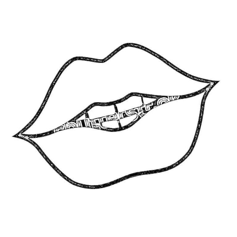 Lips Coloring Pages Printable for Free Download