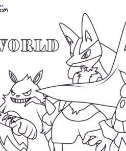 Palworld Coloring Pages Printable for Free Download