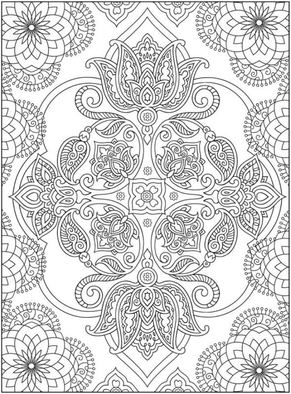 Antistress Coloring Pages Printable for Free Download