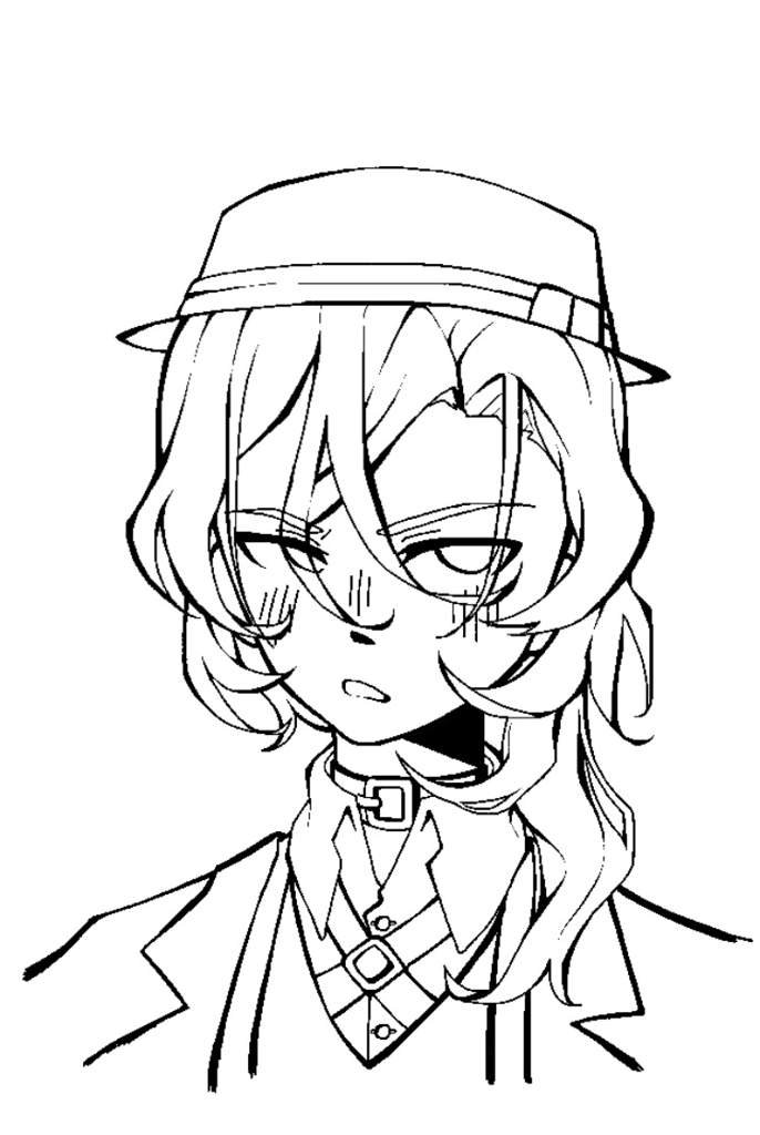 Chuuya Coloring Pages Printable for Free Download