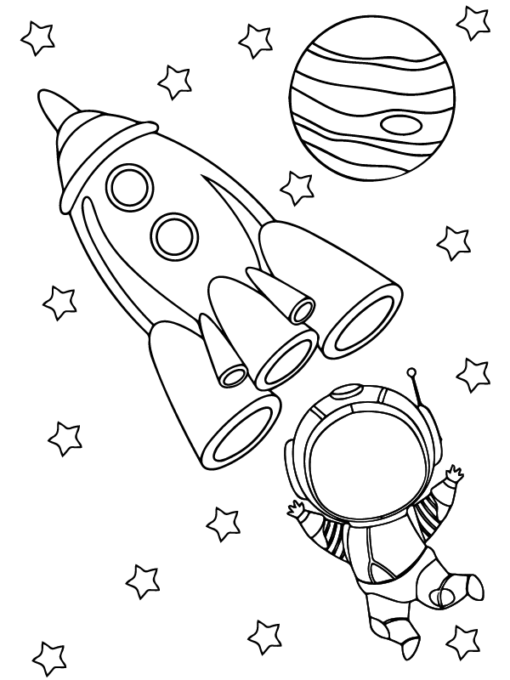 Space Shuttles Coloring Pages Printable for Free Download