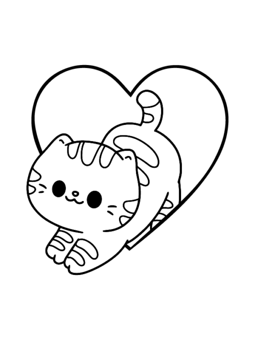Animal Valentine’s Coloring Pages Printable for Free Download