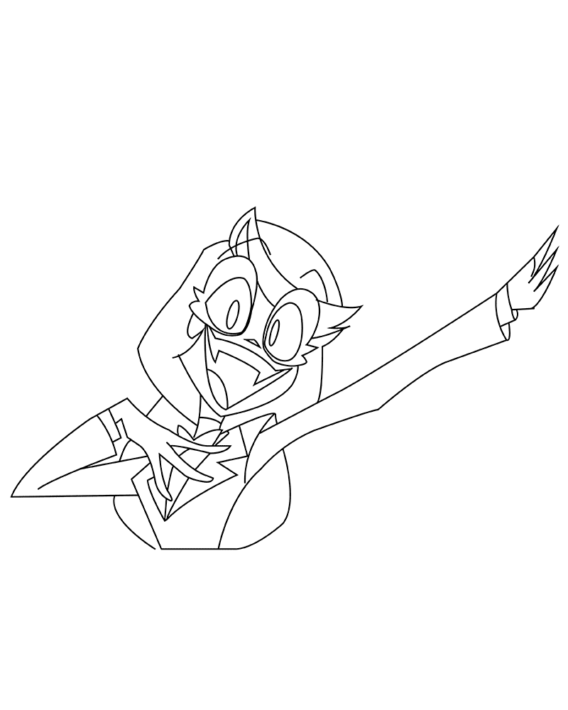 Hazbin Hotel Coloring Pages Printable for Free Download