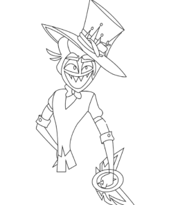 Hazbin Hotel Coloring Pages Printable for Free Download