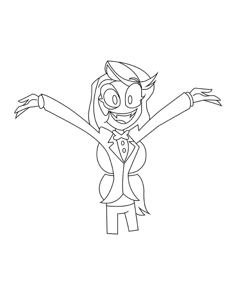 Hazbin Hotel Coloring Pages Printable For Free Download