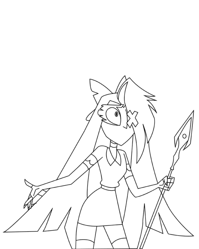 Hazbin Hotel Coloring Pages Printable for Free Download