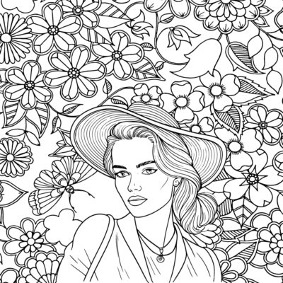 Preppy Coloring Pages Printable for Free Download