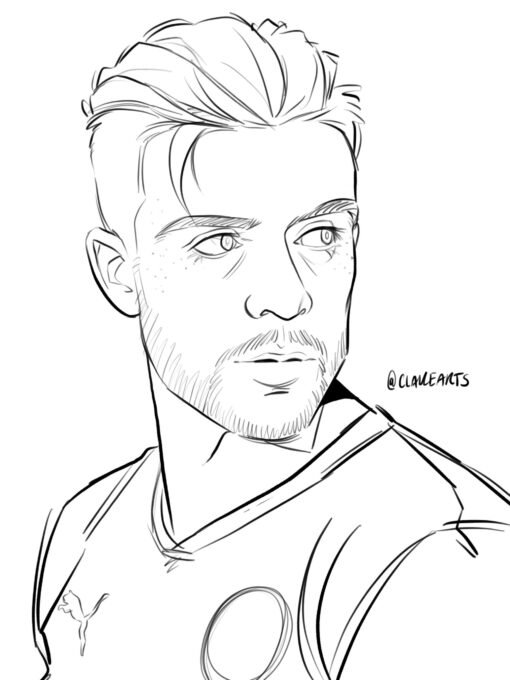 Jack Grealish Coloring Pages Printable for Free Download