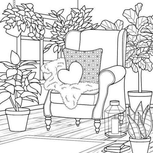 Cottagecore Coloring Pages Printable for Free Download