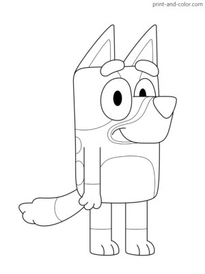 Chilli Heeler Coloring Pages Printable for Free Download