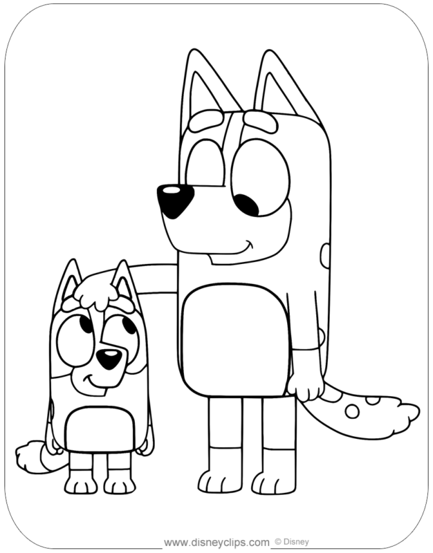 Chilli Heeler Coloring Pages Printable for Free Download