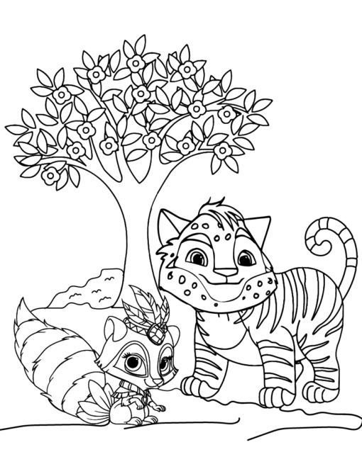 Leo and Tig Coloring Pages Printable for Free Download