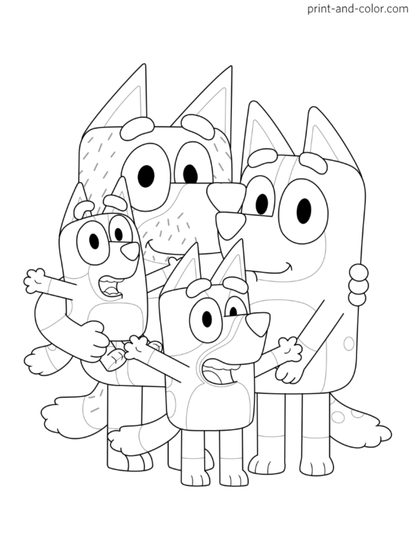 Chilli Heeler Coloring Pages Printable for Free Download