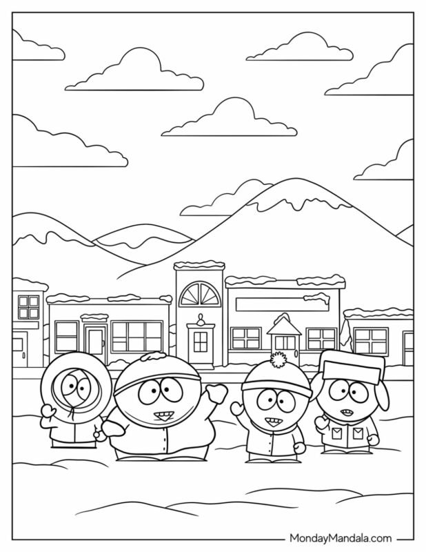 Stan Marsh Coloring Pages Printable for Free Download