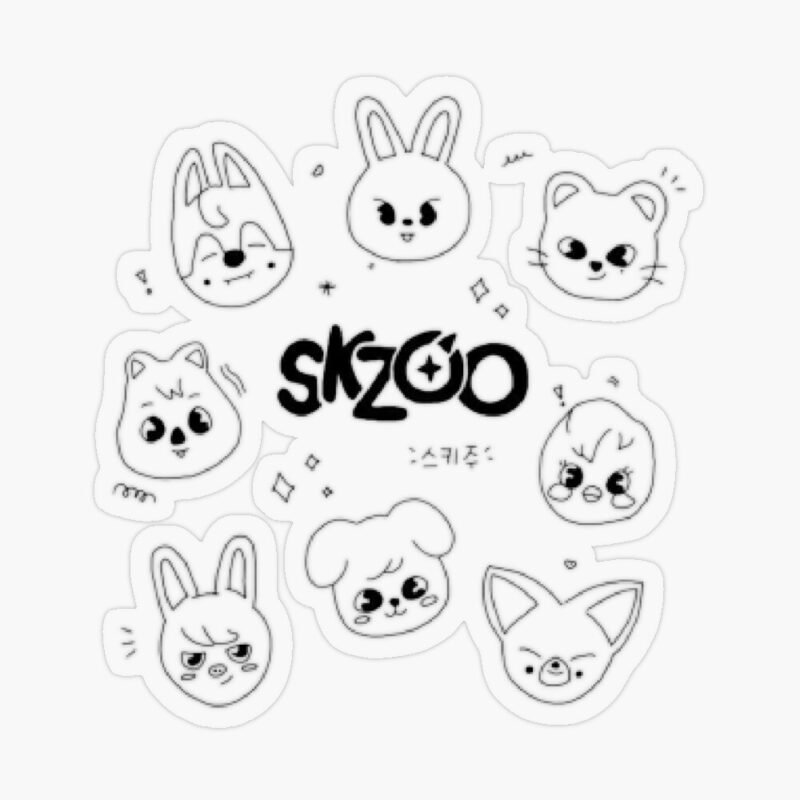 Skzoo Coloring Pages Printable for Free Download