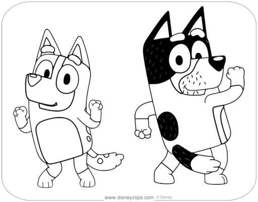 Chilli Heeler Coloring Pages Printable for Free Download