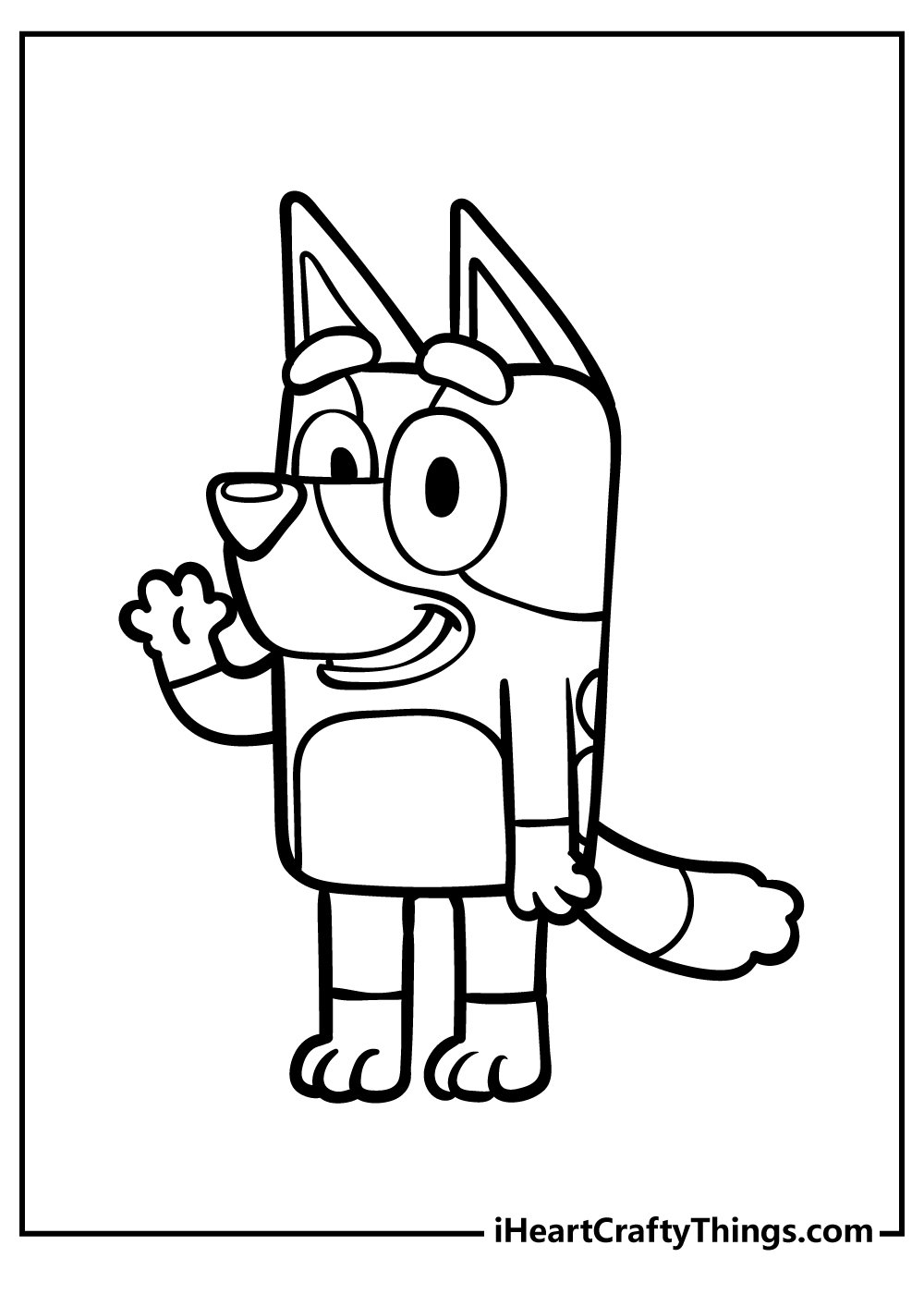 Chilli Heeler Coloring Pages Printable for Free Download