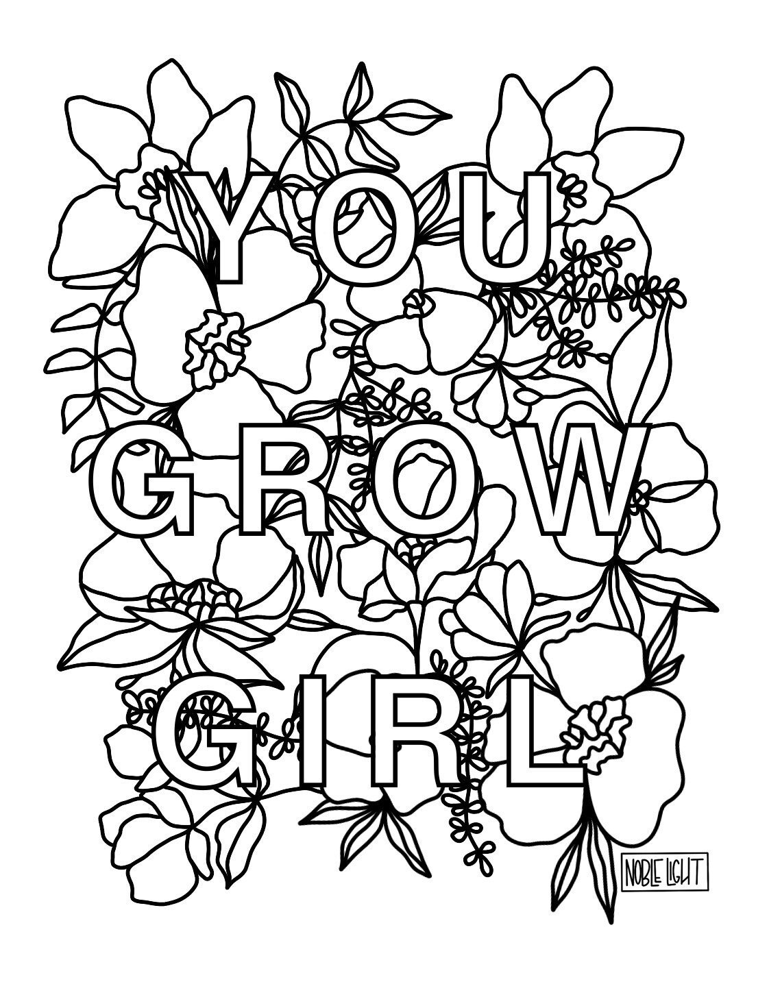 Growing Coloring Pages Printable for Free Download